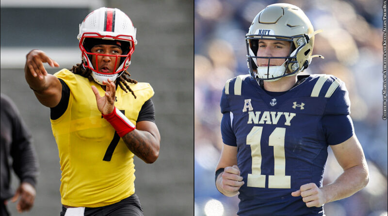 Maryland and Navy football